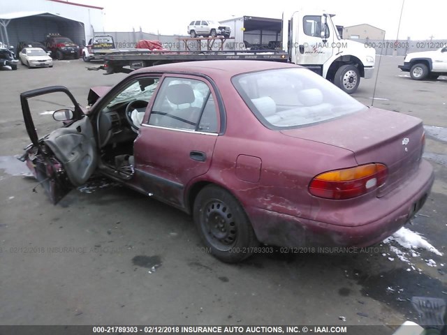 1Y1SK52892Z403357 - 2002 CHEVROLET GEO PRIZM LSI RED photo 3