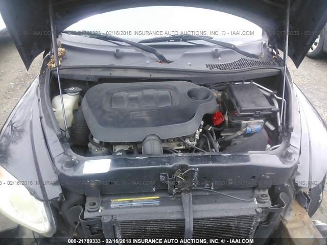 3GNDA13D97S616020 - 2007 CHEVROLET HHR LS BLACK photo 10