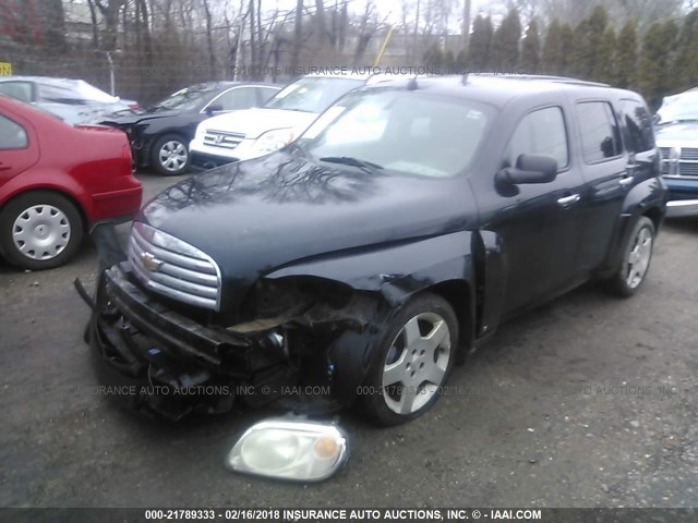 3GNDA13D97S616020 - 2007 CHEVROLET HHR LS BLACK photo 2