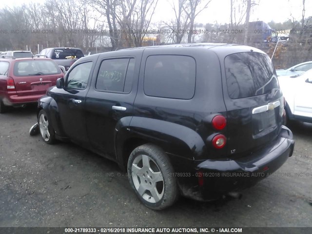 3GNDA13D97S616020 - 2007 CHEVROLET HHR LS BLACK photo 3