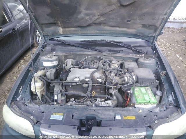 1G1NE52M0X6158875 - 1999 CHEVROLET MALIBU LS მწვანე ფოტო 10