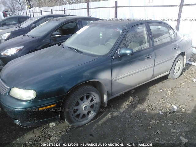 1G1NE52M0X6158875 - 1999 CHEVROLET MALIBU LS მწვანე ფოტო 2