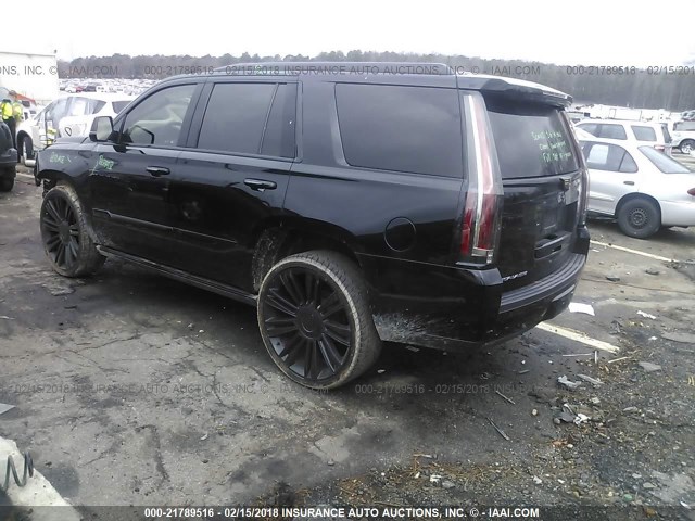 1GYS3NKJ9FR562058 - 2015 CADILLAC ESCALADE PREMIUM BLACK photo 3