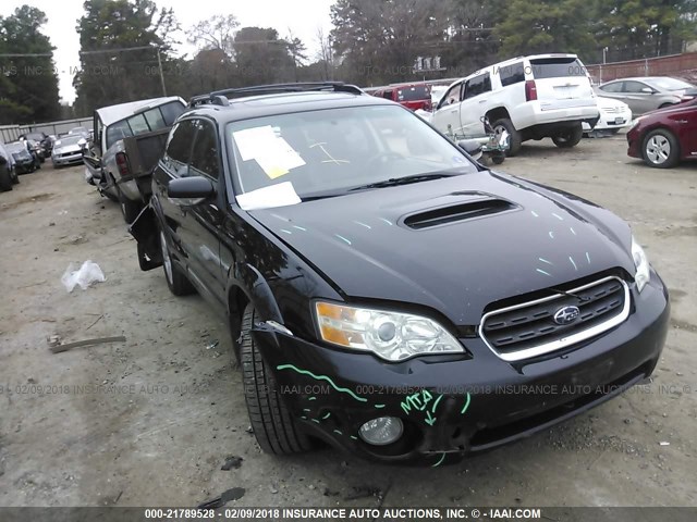 4S4BP67C564350101 - 2006 SUBARU LEGACY OUTBACK 2.5 XT LIMITED BLACK photo 1