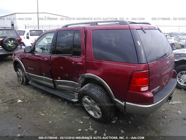 1FMZU74K64UA81032 - 2004 FORD EXPLORER EDDIE BAUER RED photo 3