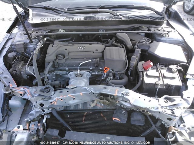 19UUB1F5XGA014823 - 2016 ACURA TLX TECH Light Blue photo 10