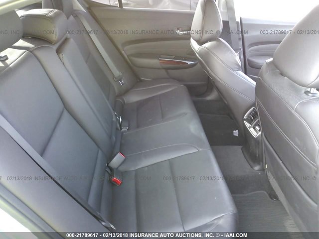 19UUB1F5XGA014823 - 2016 ACURA TLX TECH Light Blue photo 8