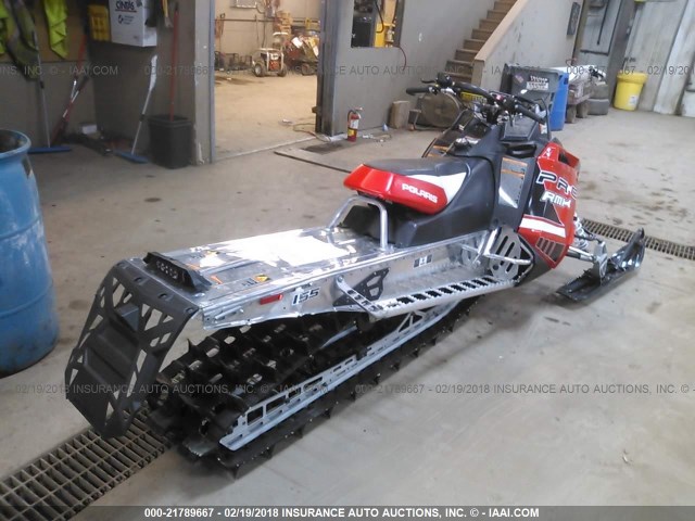 SN1CG8G89EC015341 - 2014 POLARIS SNOWMOBILE RED photo 4