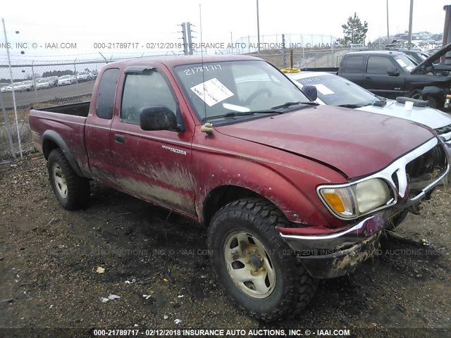 5TEWN72N43Z293953 - 2003 TOYOTA TACOMA XTRACAB RED photo 1