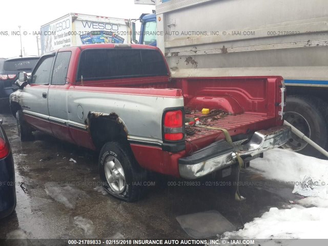 1B7HF13Z1VJ617538 - 1997 DODGE RAM 1500 RED photo 3