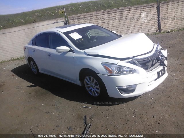 1N4AL3AP4EN383420 - 2014 NISSAN ALTIMA 2.5/S/SV/SL WHITE photo 1