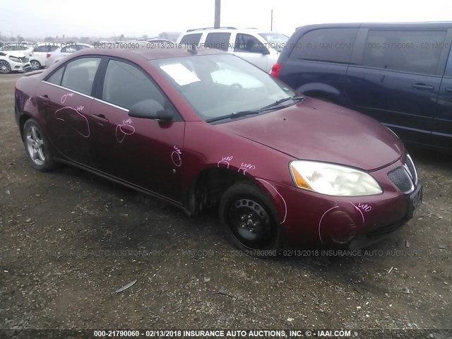 1G2ZH57NX94124544 - 2009 PONTIAC G6 GT MAROON photo 1