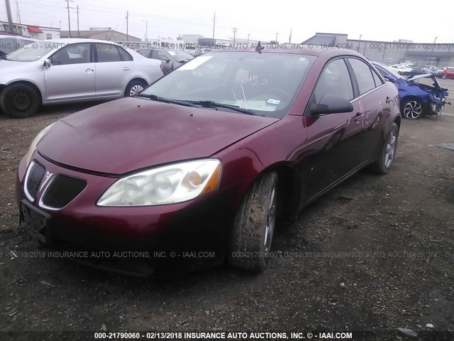 1G2ZH57NX94124544 - 2009 PONTIAC G6 GT MAROON photo 2