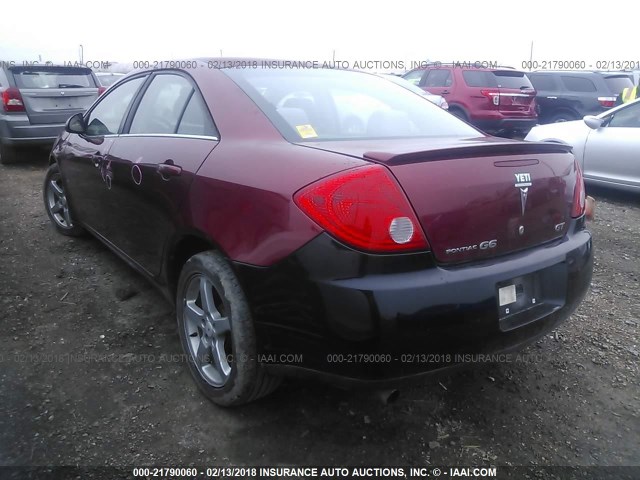 1G2ZH57NX94124544 - 2009 PONTIAC G6 GT MAROON photo 3