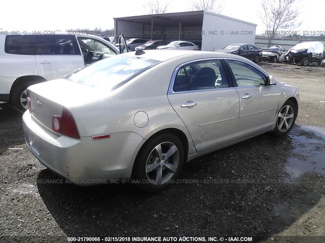 1G1ZC5E06CF286709 - 2012 CHEVROLET MALIBU 1LT 香槟色 照片 4