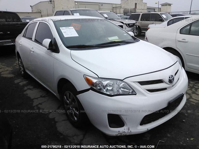 2T1BU4EE5DC995346 - 2013 TOYOTA COROLLA S/LE WHITE photo 1