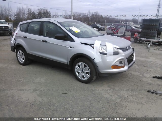 1FMCU0F75DUD14842 - 2013 FORD ESCAPE S SILVER photo 1