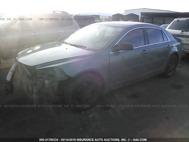 1G1ZG57B79F101269 - 2009 CHEVROLET MALIBU LS 绿色 照片 2