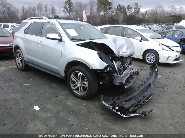 2GNALDEK4H6303905 - 2017 CHEVROLET EQUINOX PREMIER SILVER photo 1