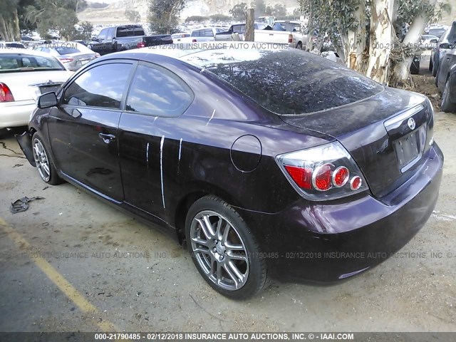 JTKDE167890288417 - 2009 TOYOTA SCION TC PURPLE photo 3