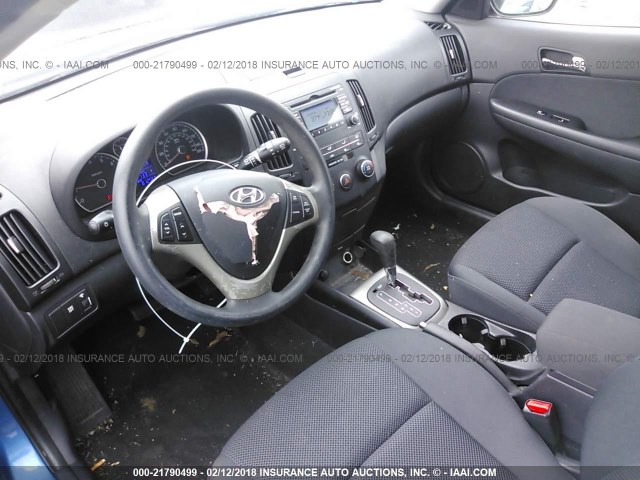 KMHDC8AEXAU058687 - 2010 HYUNDAI ELANTRA TOURING GLS/SE BLUE photo 5