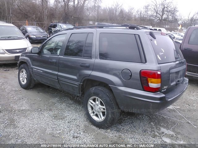 1J4GW48S74C122847 - 2004 JEEP GRAND CHEROKEE LAREDO/COLUMBIA/FREEDOM GRAY photo 3