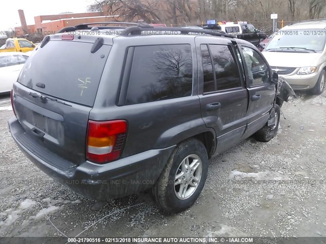1J4GW48S74C122847 - 2004 JEEP GRAND CHEROKEE LAREDO/COLUMBIA/FREEDOM 灰色 照片 4
