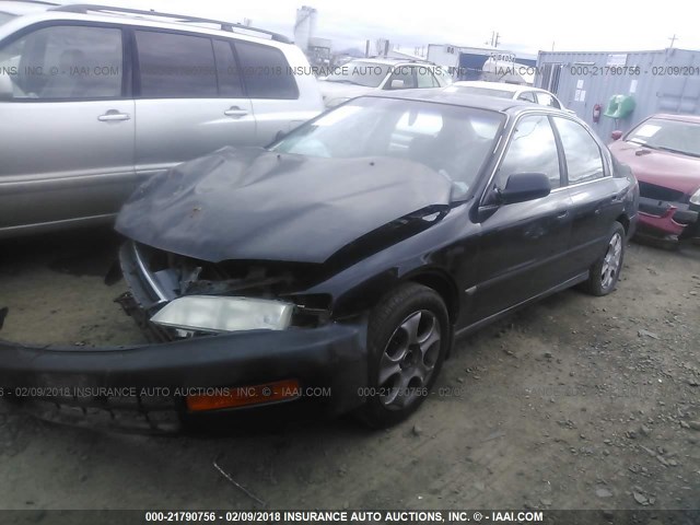 1HGCD5637TA278961 - 1996 HONDA ACCORD LX/EX BLACK photo 2