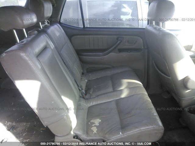 5TDZT38A34S205215 - 2004 TOYOTA SEQUOIA LIMITED GRAY photo 8