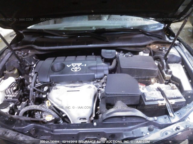 4T1BF3EK7AU532466 - 2010 TOYOTA CAMRY SE/LE/XLE BLACK photo 10
