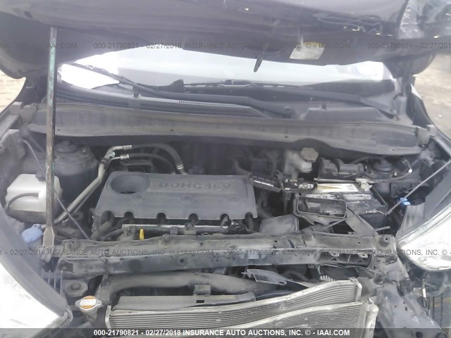 KM8JU3AC6BU243869 - 2011 HYUNDAI TUCSON GLS/LIMITED შავი ფოტო 10