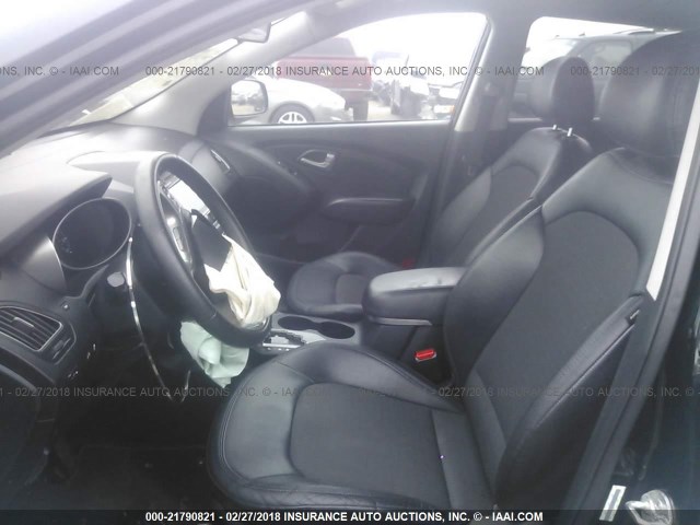 KM8JU3AC6BU243869 - 2011 HYUNDAI TUCSON GLS/LIMITED შავი ფოტო 5