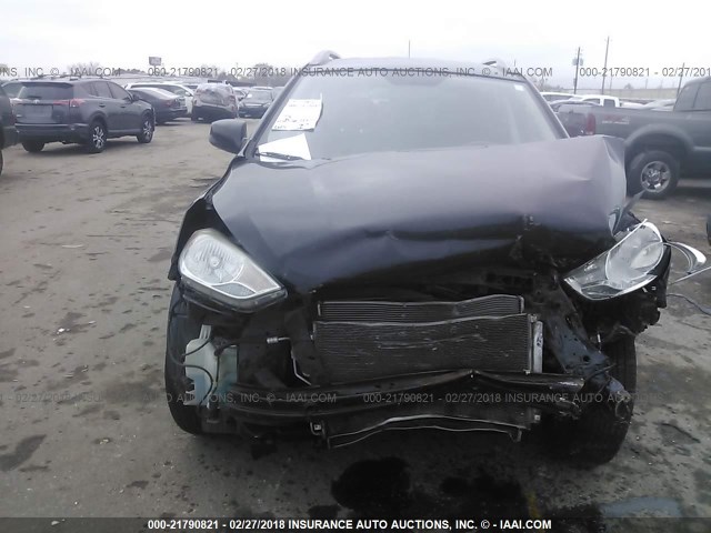 KM8JU3AC6BU243869 - 2011 HYUNDAI TUCSON GLS/LIMITED შავი ფოტო 6