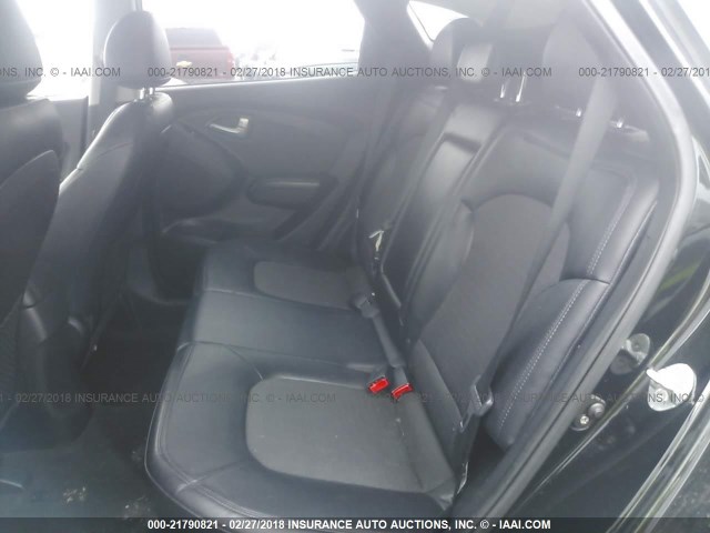 KM8JU3AC6BU243869 - 2011 HYUNDAI TUCSON GLS/LIMITED შავი ფოტო 8