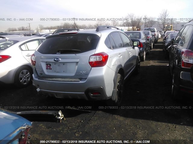 JF2GPAGC4D2874895 - 2013 SUBARU XV CROSSTREK 2.0 LIMITED SILVER photo 4