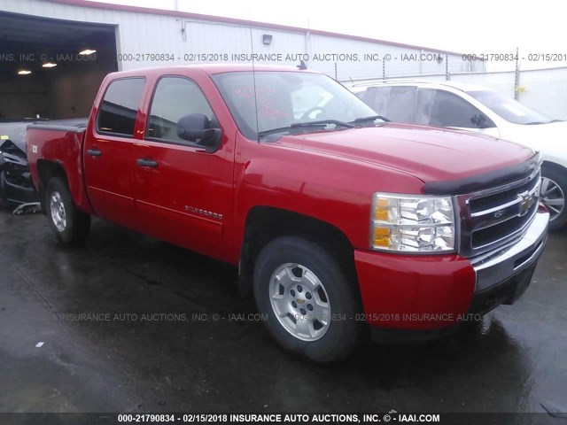 3GCRKSE33AG206586 - 2010 CHEVROLET SILVERADO K1500 LT RED photo 1