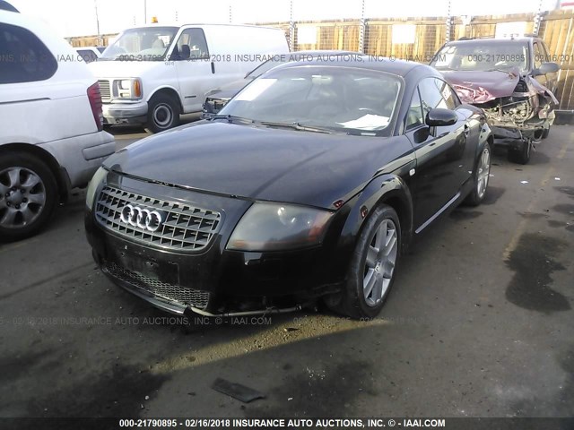 TRUSC28N751002976 - 2005 AUDI TT BLACK photo 2