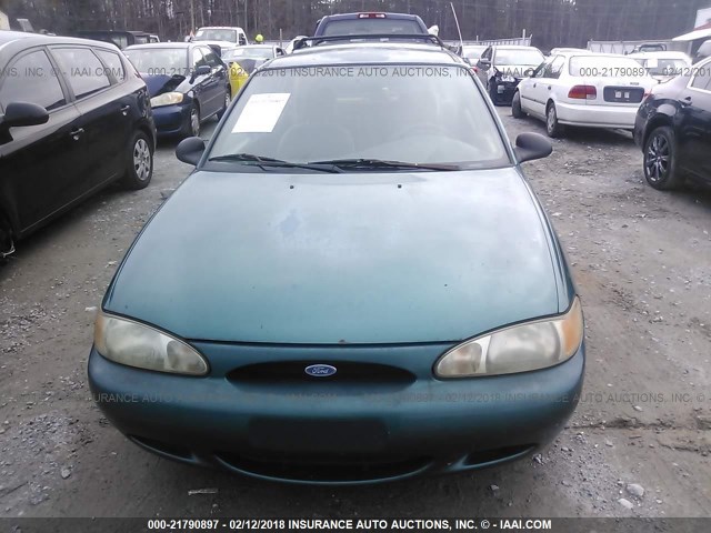 3FALP15P4VR114584 - 1997 FORD ESCORT LX GREEN photo 6