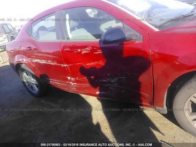 1B3LC56R18N597957 - 2008 DODGE AVENGER SXT RED photo 6