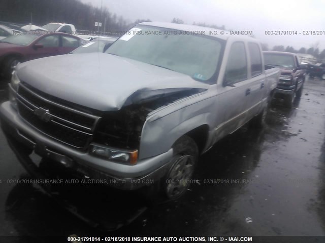 2GCEK13T661217304 - 2006 CHEVROLET SILVERADO K1500 Pewter photo 2