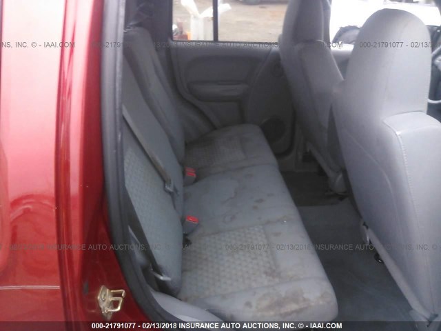 1J4GL48KX5W714770 - 2005 JEEP LIBERTY SPORT 红色 照片 8