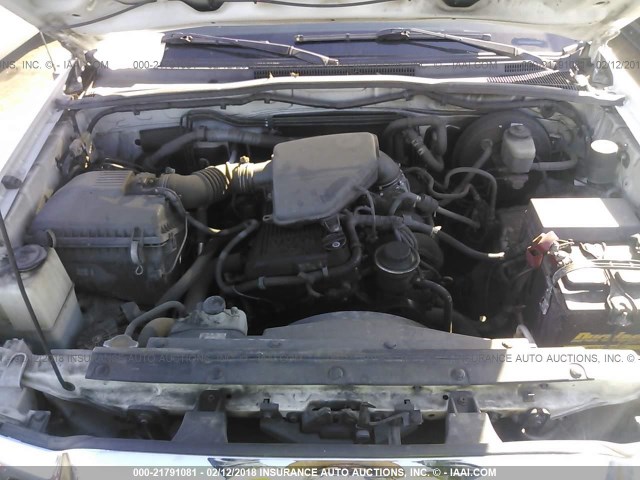 5TETX22N66Z255242 - 2006 TOYOTA TACOMA ACCESS CAB Ақ фото 10