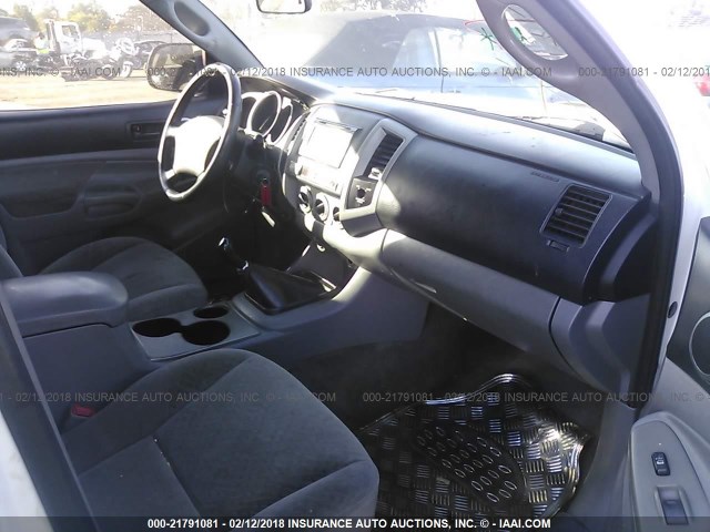 5TETX22N66Z255242 - 2006 TOYOTA TACOMA ACCESS CAB Ақ фото 5