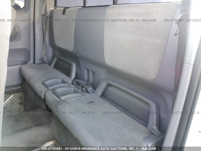5TETX22N66Z255242 - 2006 TOYOTA TACOMA ACCESS CAB Ақ фото 8