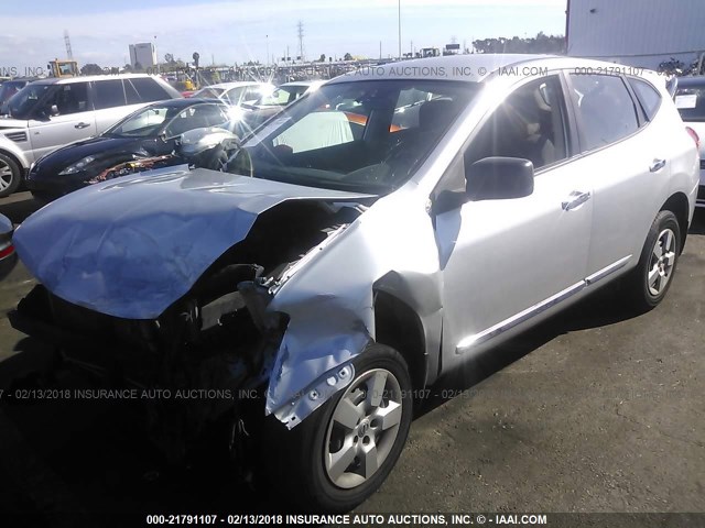 JN8AS5MT9DW509415 - 2013 NISSAN ROGUE S/SV BLACK photo 2