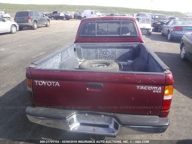 4TAVL52N2XZ482135 - 1999 TOYOTA TACOMA XTRACAB RED photo 8