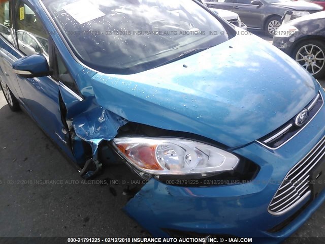 1FADP5BU4DL522084 - 2013 FORD C-MAX SEL BLUE photo 6