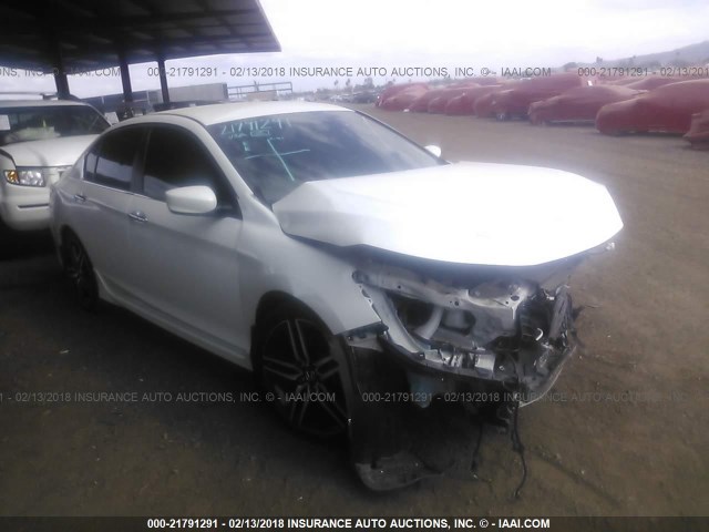 1HGCR2F53HA010000 - 2017 HONDA ACCORD SPORT 白色 照片 1