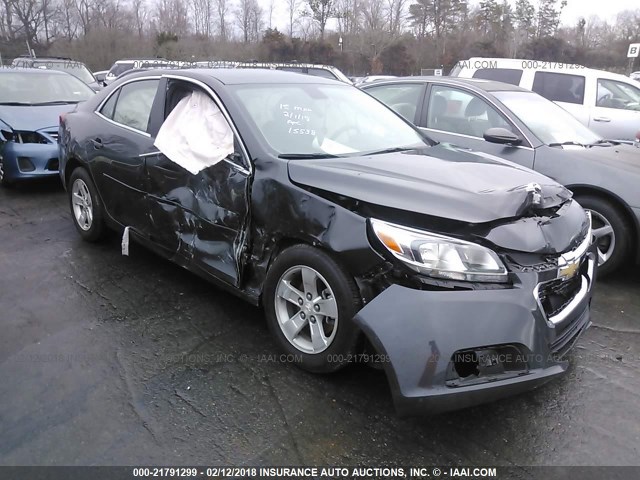 1G11A5SL7FF157206 - 2015 CHEVROLET MALIBU LS GRAY photo 1