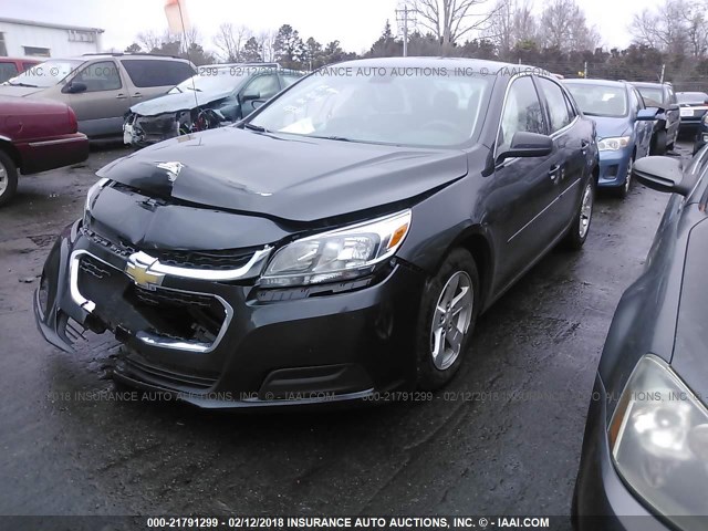 1G11A5SL7FF157206 - 2015 CHEVROLET MALIBU LS GRAY photo 2